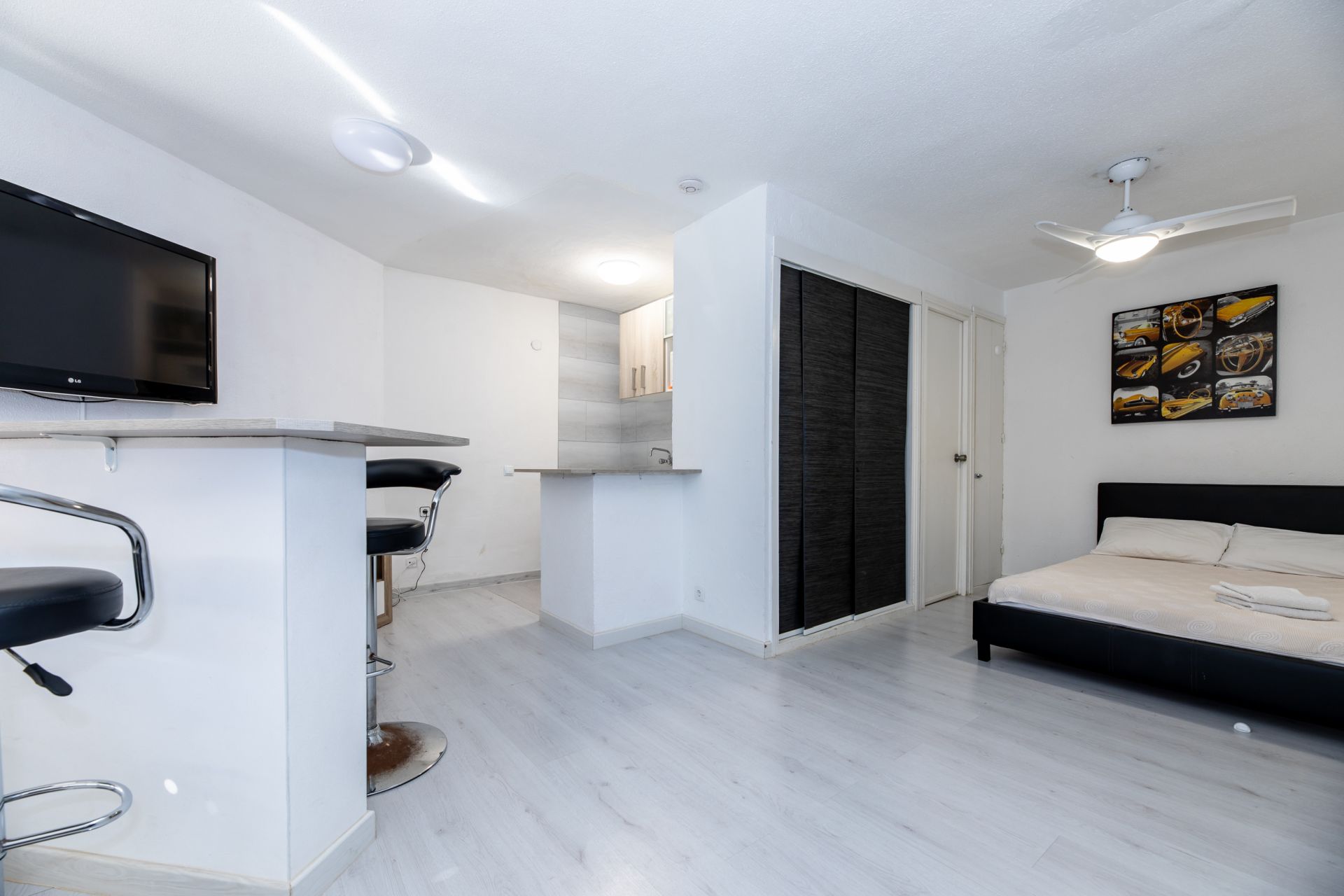 La Manga Compact Studio Living Space Organised Kitchen Modern Ba La Manga Compact Studio Living Space Organised Kitchen Modern Ba